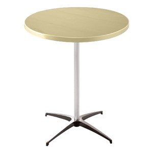 Round Aluminum Café Table